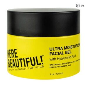 HERE BEAUTIFUL! Ultra Moisturizing Facial Gel with Hyaluronic Acid NEW PC